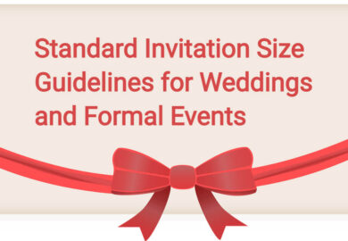 Standard Invitation Size Guidelines for Weddings and Formal Events