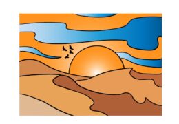 How To Draw A Desert