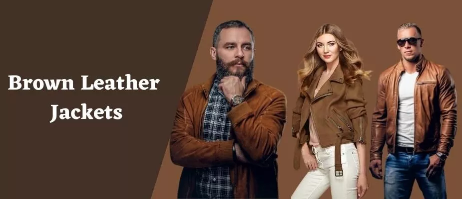 Brown Leather jacket banner