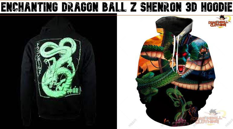 Unleash Your Inner Saiyan with the Enchanting Dragon Ball Z Shenron 3D Hoodie