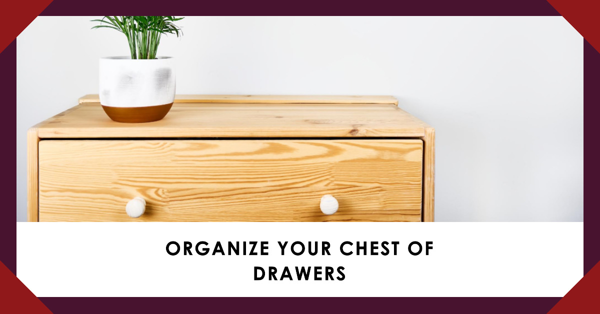 How to fold clothes to maximise space in a chest of drawers?