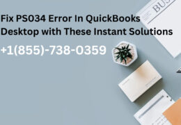 Fix PS034 Error In QuickBooks Desktop with These Instant Solutions