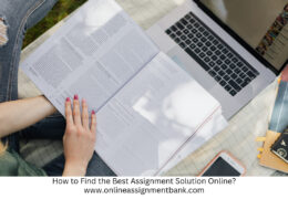 How to Find the Best Assignment Solution Online?
