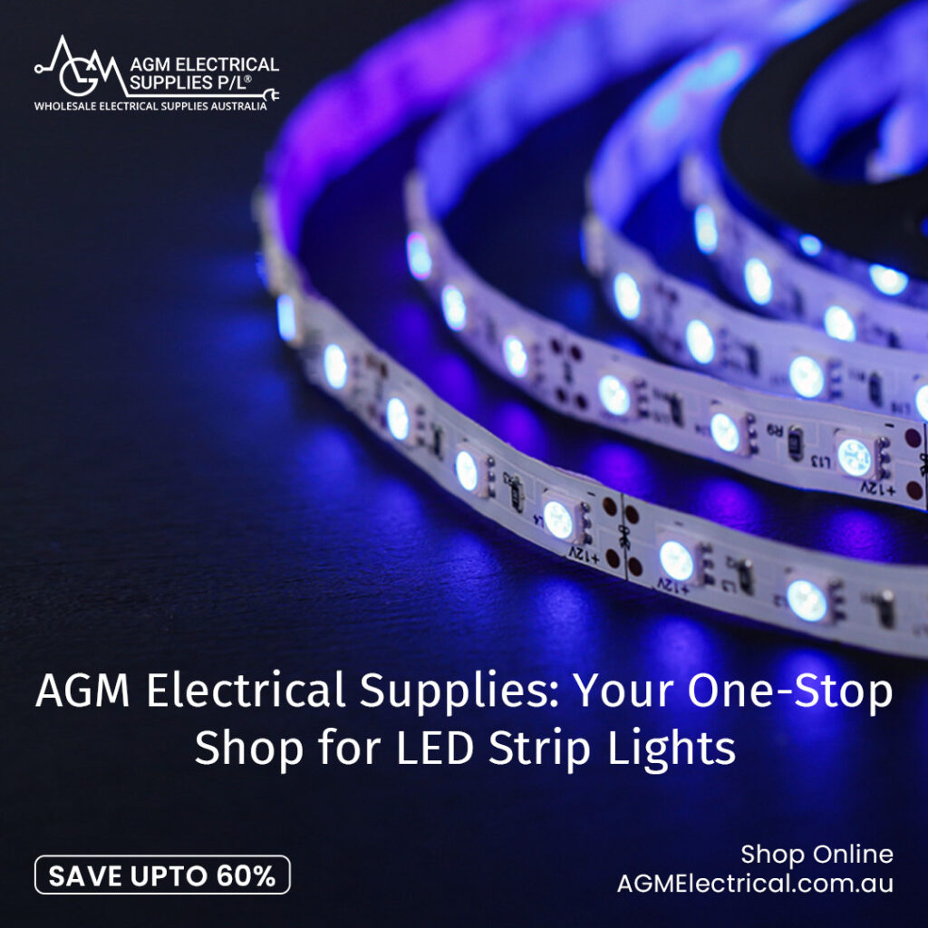 "Crafting Ambiance with AGM Electrical Supplies LED Strip Lights: The Art of Functional Illumination" 1 LED StripLights